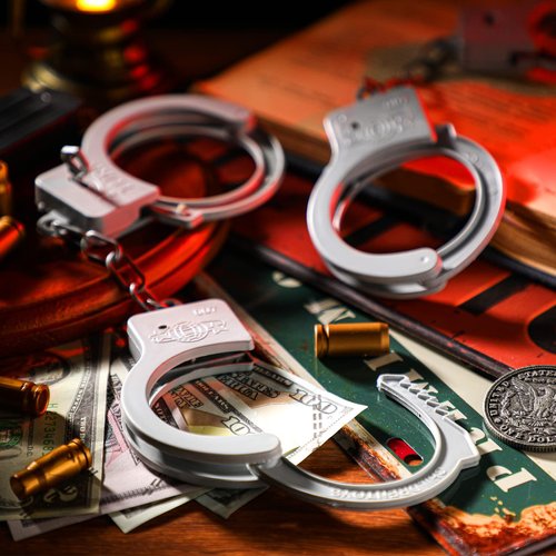 Junkin Plastic Handcuffs Toy with Safety Release Keys Hand Cuffs Fun Party Favor Gift, Stage Costume Prop Toy Halloween Police Accessories(24 Sets)