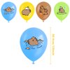 Capybara Birthday Decorations - Capybara Party Supplies, Capybara Theme Party Decorations Includes Capybara Birthday Banner Cake Topper, Cupcake Toppers, Balloons for Boys and Girls Party Decor