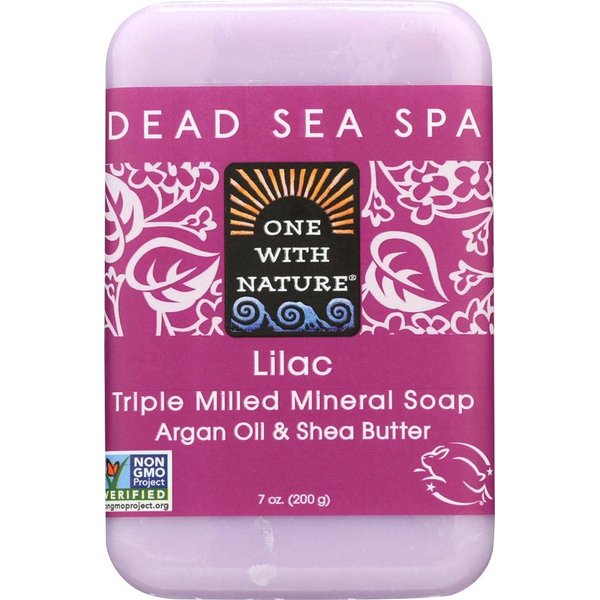 One With Nature Soap Bar Lilac