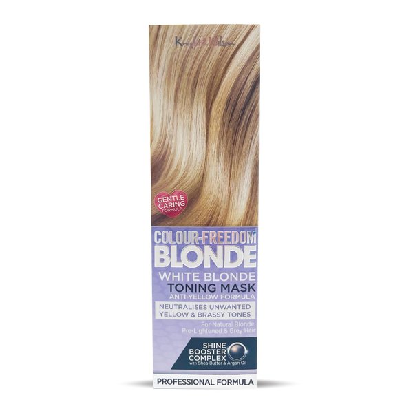 Blonde Hair Toner. Professional Deep Conditioning Hair Mask that Neutralizes Yellow & Brassy Tones. Cruelty Free & Vegan. By Knight & Wilson. 5.07 Fl Oz