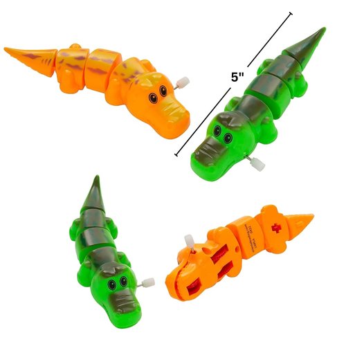Fun Express Wind Up Alligators (Set of 12) Toys and Party Favors