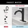 DELTA FAUCET NIC50-MB Nicoli Wall Mount Pivot Arm Toilet Paper Holder Bath Hardware Accessory in Matte Black