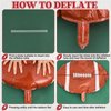 27 Inch Football Balloons,6 Pcs Football Foil Balloons,Super Bowl Balloons,Football Party Balloons for Super Bowl Decor Tailgate Game Day Football Sport Themed Birthday Party Decorations Supplies