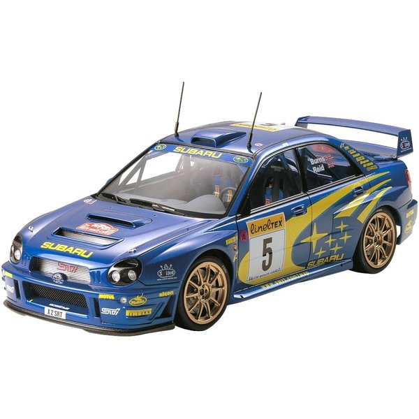 Tamiya Subaru Vehicle 300024240 Impreza WRC 2001 Car Model Kit 1:24, Multicoloured, 183.5 mm Length