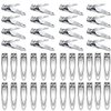 NATZERAT 50 Pack Fingernail Clipper Toenail Clippers，Stainless Steel Nail Clippers Bulk，Portable Nail Cutter Manicure Kit Toe Nail Clippers for Women Man Adult Homeless Care