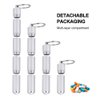 Pill Box, Aluminum Alloy Waterproof Daily Small Pill Organizer for Outdoor Travel, Keychain Pill Holder(5 Cases) Keychain Pill Holder Keychain Pill Holder Small Pill Box Small Pill Box