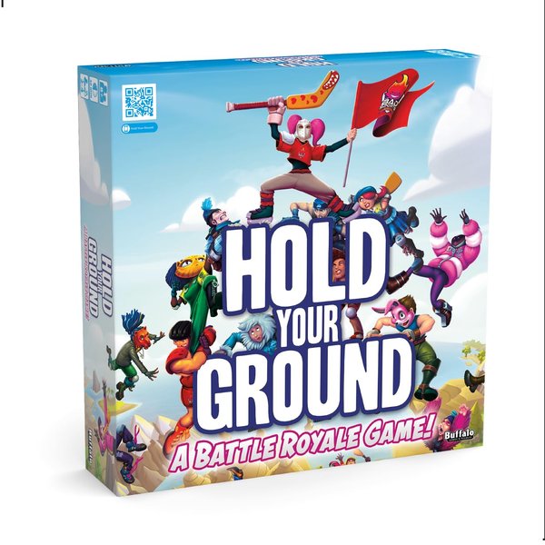 Buffalo Games - Hold Your Ground - Deck Building Action Game - Survival Space Shrinking Action - Strategic Position Game - Ages 8 and Up