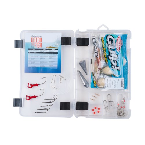 Shakespeare Catch More Fish Tackle Box Kit, Surf/Pier