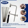 Megacast GERMAN STYLE JEWELERS SAW FRAME with 144 ASSORTED JEWELERS SAW BLADES