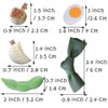 10 Pcs Funny Simulated Food Shaped Hair Clip 5 Types Cute Barrettes Non-Slip Hairpins for Women and Girls Small Hair Accessories