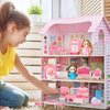 40 Pcs Dollhouse Furniture Accessories Set Miniature Mini Furniture Small Doll House Dolls People Playhouse Family Toys Gift 1:12 Kitchen Bedroom LivingRoom Bathroom Boy Girl Toddler Kid 3Y+