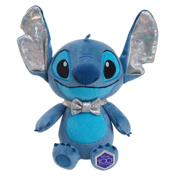Just Play Disney100 Years of Wonder Stitch Small Plush Stuffed Animal, Officially Licensed Kids Toys for Ages 2 Up