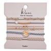 K’lani - Hair Tie Bracelets for Women - Dual-Use Bracelet and Hair Tie - Stylish Ponytail Hair Accessories - (Wonder) Set of 5 - (M)