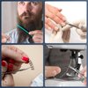 CGBE Cuticle Scissors Extra Fine Curved Blade, Super Slim Manicure Scissors for Cuticles Professional Small Scissors with Precise Pointed Tip Grooming Blades, Eyebrow, Eyelash, and Dry Skin