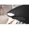 100% Mulberry Silk Pillowcase for Hair and Skin, Both Side 19 Momme Silk with Hidden Zipper,2 Pack (Black, Standard)