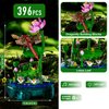 Mould King Insect Collections Dragonfly Building Sets with Lutos Building Blocks, Dragonfly Building Kits for Adults and Kid Boys Girls 8 9 10, 396 Pieces Natural Style STEM Toy Music Box with Lights