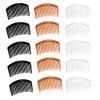 Pokinge 15pcs 23 teeth Plastic Hair Comb French Twist Comb,Handmade Fine Hair Clips Decorative Hair Combs for Women,Wedding Bridal Veil Comb Styling Tools
