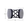 LOVEF Retro Double Beaded Hair Magic Comb Clip Beads Elasticity Hairpin Stretchy Hair Combs Pins for Women Hair Accessories hair brush-4 Pcs (No 2)