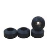LEEFAI Pro Fingerboard 75d Urethane Wheels -Black Mini Finger Skateboard Bearing Wheel Handmade Polyurethane Material -Size -7.8 * 4.8mm