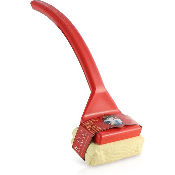 Grill Rescue BBQ Replaceable Scraper Cleaning Head, Bristle Free - Durable and Unique Scraper Tools for Cast Iron or Stainless-Steel Grates, Barbecue Cleaner (Non-Scraper Brush)