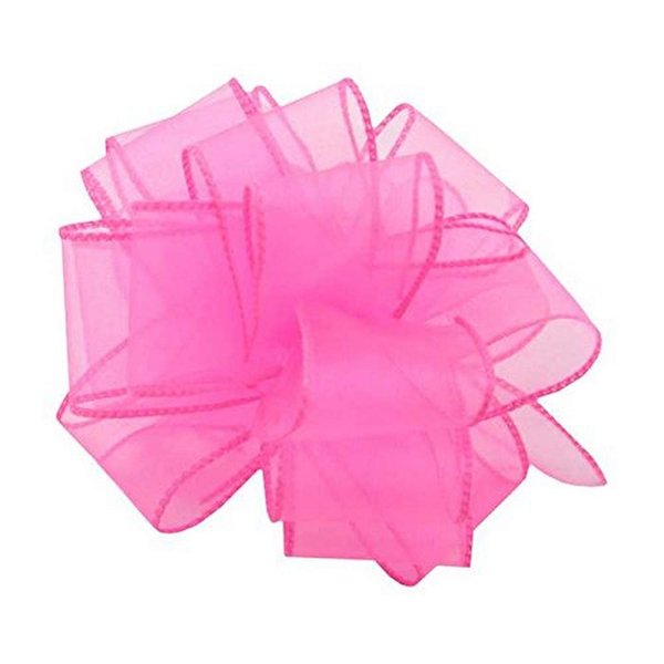 Berwick Offray ISS-040-50-HPH Hot Pink Wired Edge Ribbon