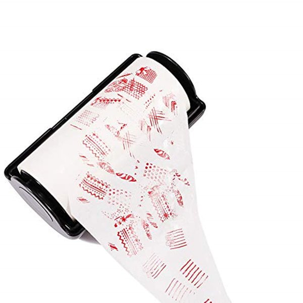 LiBiuty Nail Stamper Clean Sticker Black Nail Stamping Gel Remover Paper, Nail Art Stamper Pattern Removal Tool Nail Paper Nail Manicure Accessories for Nail Stamper