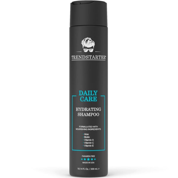 TRENDSTARTER - DAILY CARE - HYDRATING SHAMPOO (10.14 Fl.Oz) - Made with Aloe, Vitamin A, Vitamin C, and Vitamin E for Healthy Hair and Healthy Scalp - Launched 2024