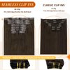 Full Shine Clip in Hair Extensions Real Human Hair Dark Brown Clip in Hair Extensions 18 Inch Invisible Pu Human Hair Clip in Extensions Straight Seamless Extensions Clip in Human Hair 8 Pcs 120Gram