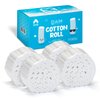 200(50×4) Dental Cotton Rolls - Nose Bleed Stopper - Nose Bleed Plugs for Kids or Adults - Highly Absorbent Gauze Rolls & Cotton Roll - Non Sterile 1.5 Inch Rolled Cotton Pads (200)