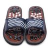 Relaxally Acupressure Mat Pebble Foot Massager Relaxer Pain Relief Health Sandals Slippers Relaxation Gifts for Men Women(Blue25)
