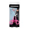 Tweezerman Pink Great Grip Eyelash Curler, Plastic, Includes 3 Replacement Pads