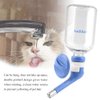 Andiker No-Drip Dog Water Dispenser Bottle-Dog Kennel Cage Water Dispenser Water Drinker Kettle for Pets can be Raised and Lowered Drinking Water Feeding Cage Water Bottle for Dogs