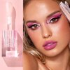 QrBxa 1 PCS Color Changing Lip Oil,Moisturizing Color Changing Lip Gloss,Non-sticky Nourishing Repairing Primer Lip Tint