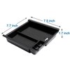 JDMCAR Center Console Organizer Tray Compatible with Toyota Tacoma Accessories 2016-2022 2023, Armrest Insert Container ABS Material Secondary Storage Box