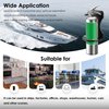 Fire Extinguisher Mounting Bracket Plastic Boat Fire Extinguisher Wall Mount Bracket, Marine Fire Extinguisher Wall Holder Hange for Boat, Home, Car, RV, Mini Fire Extinguishers (Black)