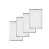 Nispira Replacement Range Hood Microwave Grease Filter Compatible with GE WB06X10309-4 Packs
