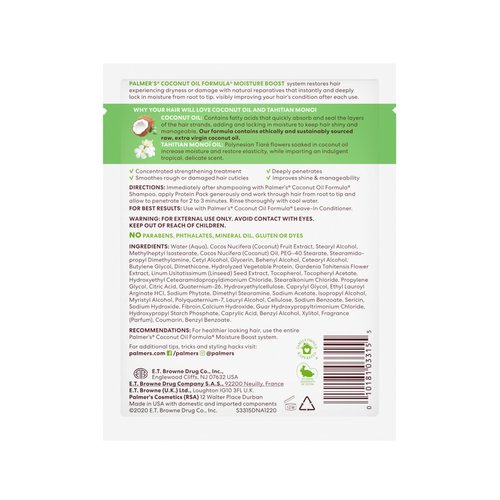 Palmers Coconut Oil Protein Pack Conditioner 2.1 Ounce (12 Pieces) (62ml)