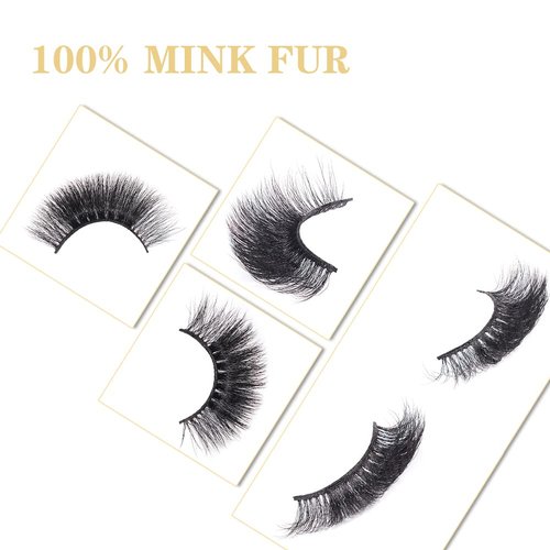 Arison Faux Mink Lashes Natural Look Fluffy Fake False Eyelashes 3d Wispy Lashes Long Lashes Bulk for Women (B90)
