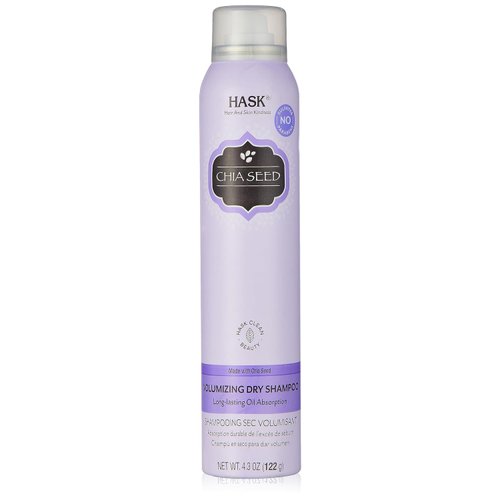 HASK Chia Seed Volumizing Dry Shampoo Kits for all hair types, aluminum free, no sulfates, parabens, phthalates, gluten or artificial colors 4.3oz