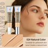 CC Cream with SPF 50, CC Cream Foundation Full Coverage, Invisible Pore, Even Skin Tone, Covering Blemishes, Hydrating CC Cream, Breathable Lightweight Long Lasting Waterproof Matte CC Cream (Natural)L8