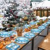 gisgfim 96PCS Winter Penguin Plates and Napkins Party Supplies Winter Birthday Party Tableware Set Winter Penguin Party Decorations Favors for Christmas Holiday Winter Dinner Serves 24 Guests