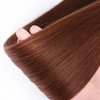 Reddish Brown Straight Bundles Human Hair Auburn Bundles Color 33 Human Hair Bundles Double Weft Remy Hair Extensions Wet and Wavy Bundles Silky and Soft for Black Women 24 26 28 Inch