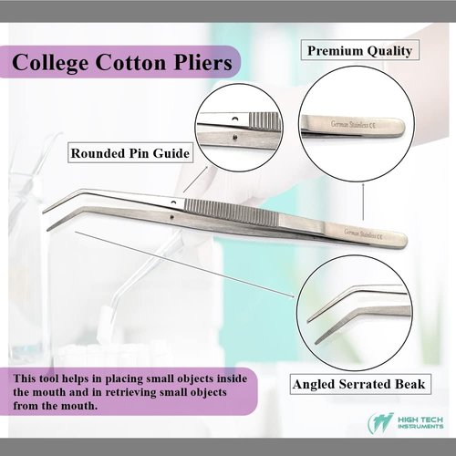 8 Pcs Dental Kit Mouth Mirror, Serrated Tweezers, Double Ended Picks for Professional Teeth Cleaning Calculus Plaque Tartar Remover Made of Stainless Steel for Oral Care with Knurled Handle and Case