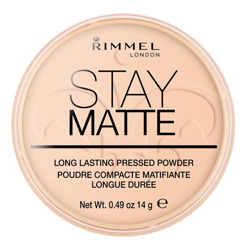 Rimmel London Stay Matte Pressed Powder, Warm Beige, 0.49 Ounce