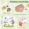 Konsait 96 PCS Easter Temporary Tattoos for Kids, Pre-cut Fake Tattoos Easter Tattoos Hot Silver Stamping Kid Tattoos Temporary Eggs Bunny Tattoos Easter Basket Stuffers Prizes for Kids Adult