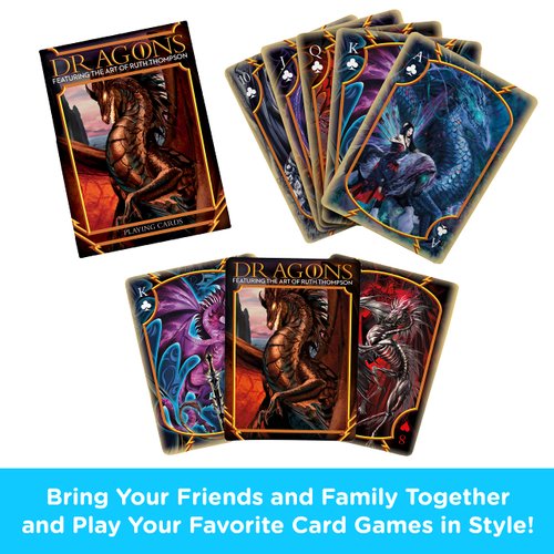 AQUARIUS - Ruth Thompson Dragons Playing Cards