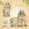 Street View Coffee Shop Mini Building Blocks, MOC Creative Building Toys Cute Animals Building Set for Girls 6-12, Simulation Architecture Construction Toy, Gift Idea for Kids Adults (1077 PCS)