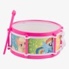 Sakar My Little Pony Six Piece Kids Drum Kit Musical My Little Pony Toys, Drum Set for Kids Music & Education, Comes with 4 Kids Instruments, 2 Drum Sticks, Bonus Toy Strap for Drums