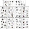Fake Spider Tattoos, Temporary Face Tattoo for Women Men Kids Halloween Costume, 10-Sheet