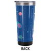 Rick And Morty OFFICIAL Rescue 20 oz Travel Tumbler, Stainless Steel, Vacuum Insulated with Leak Resistant Slide-Lock Lid